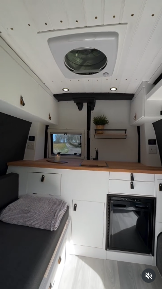 Custom campervan interior