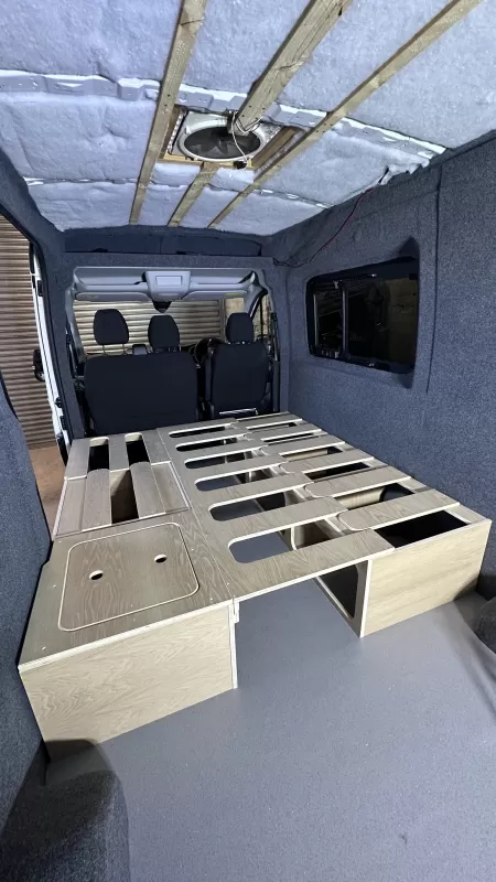 Workshop Update: Maxus Campervan Furniture, Caravan Progress (or lack of) & NEC Excitement!