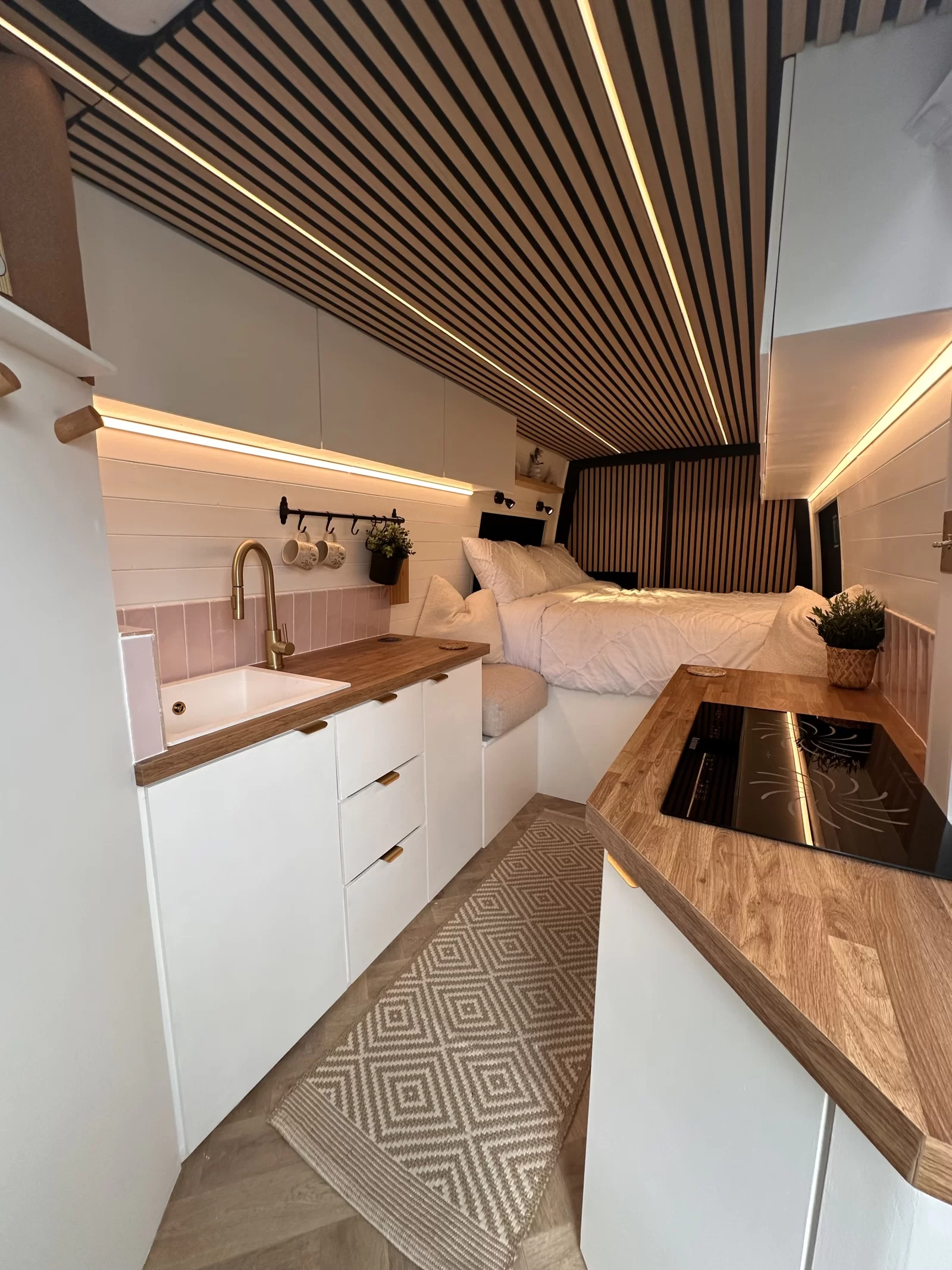 Custom campervan interior